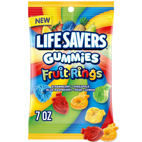 Life Savers Fruit Rings · Gomitas · 198 g · bolsa