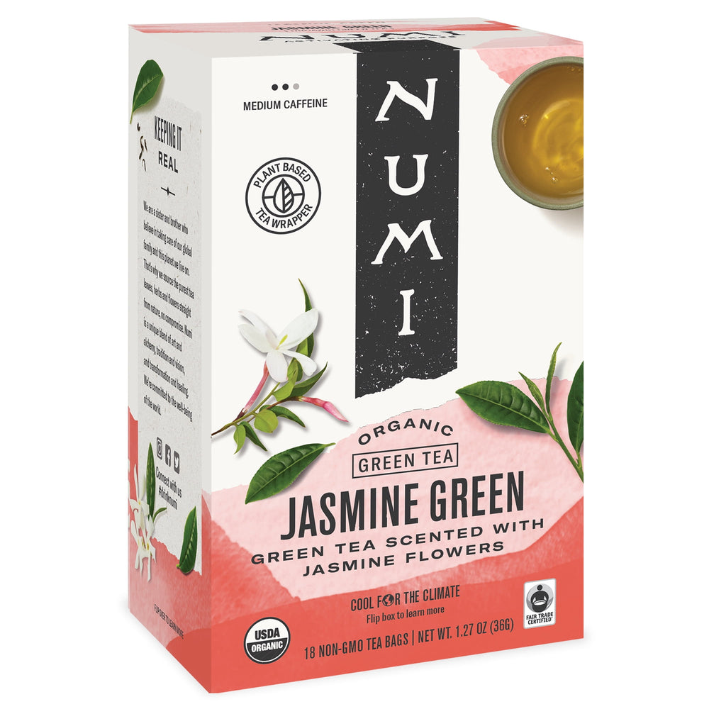 Numi Organic Jasmine Green Tea · Té · 18 pzas
