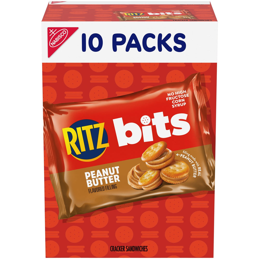 RITZ Bits Peanut Butter · Galletas saladas · 10 sobres