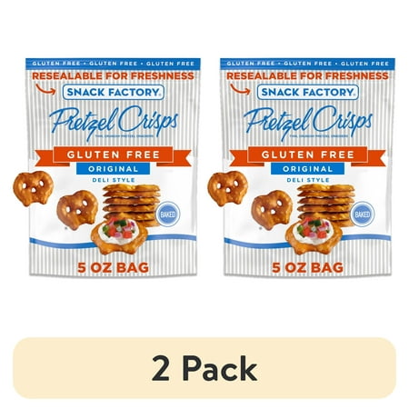 Factory Pretzel Crisps Original Gluten Free · Pretzels · 2 pack de 142 g