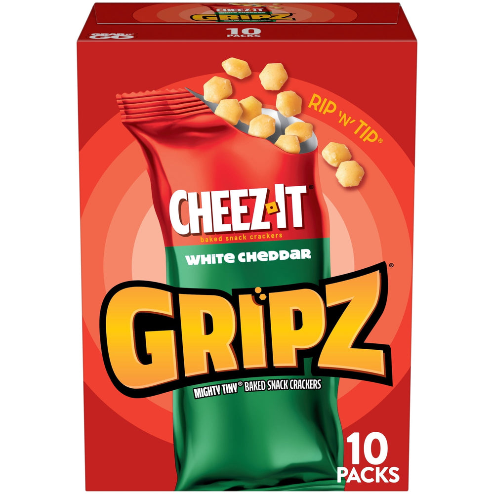 Cheez-It Gripz White Cheddar Mini · Galletas saladas · 10 pzas