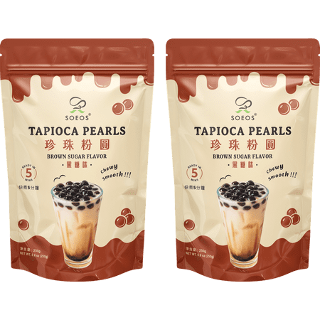 Soeos Tapioca Pearls · Té · 2 pack de 499 g
