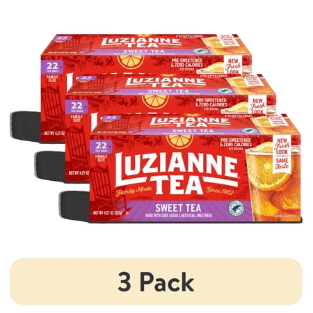 Luzianne Iced Sweet Tea · Té · 3 pack