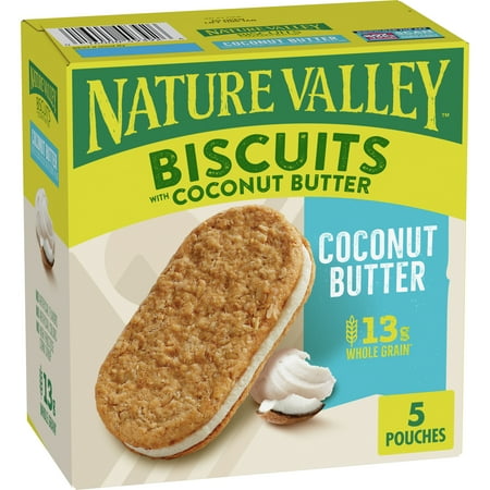 Nature Valley Biscuit Sandwiches Coconut Butter · Galletas · 5 pzas de 191 g