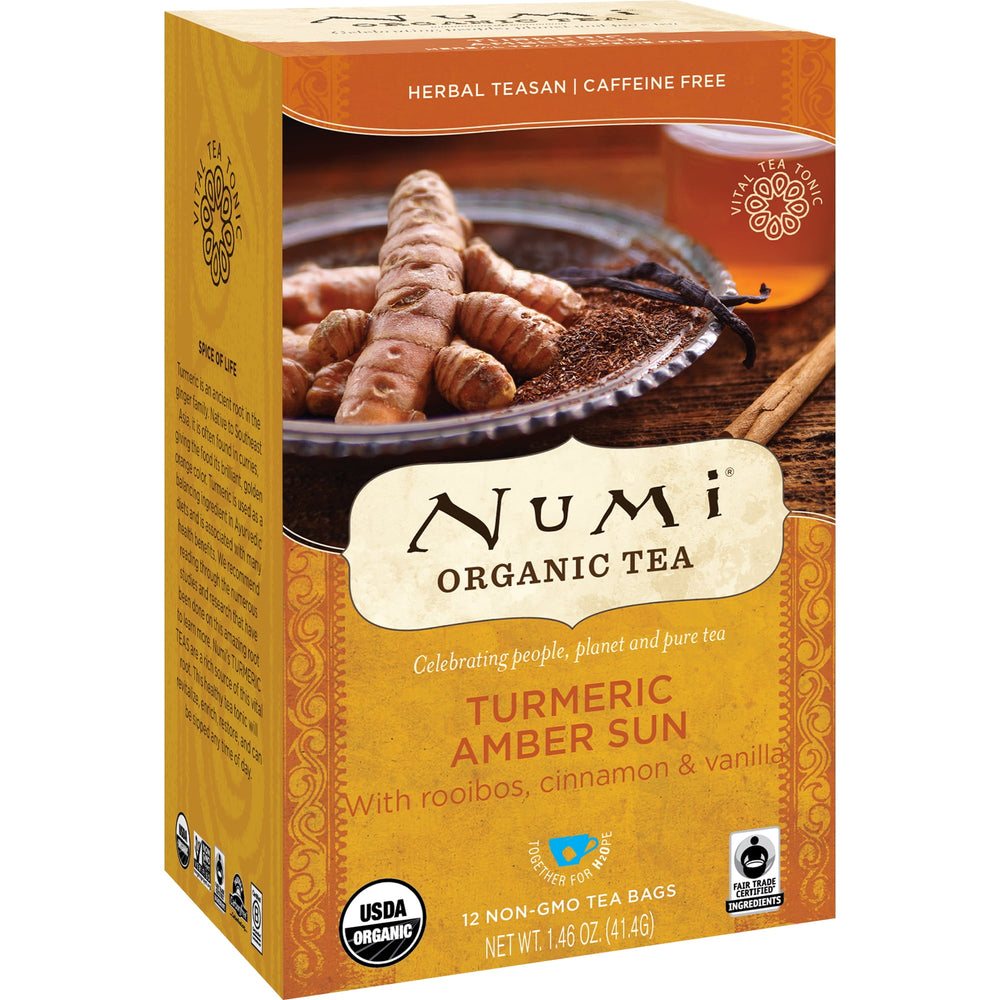 Numi Organic Tea Turmeric Amber Sun · Té · 12 pzas