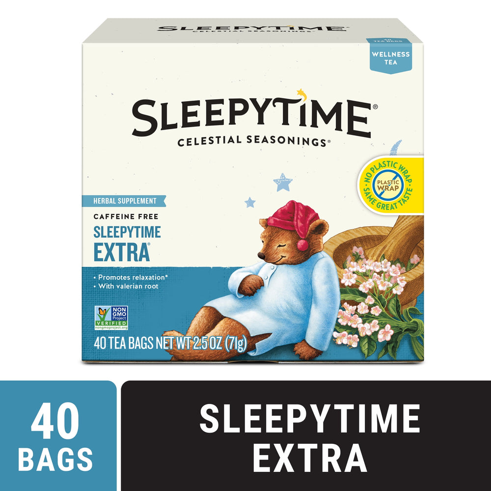 Celestial Seasonings Sleepytime Extra Wellness Herbal Tea · Salsa y sazonador · 40 pzas
