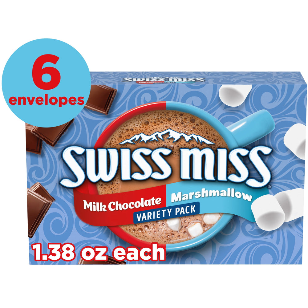 Swiss Miss Marshmallow and Milk Chocolate Hot Cocoa · Malvaviscos · 8 pzas de 39 g