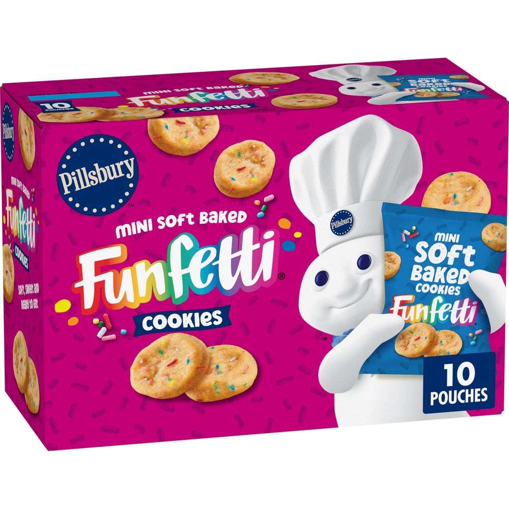 Pillsbury Funfetti Mini · Galletas · 283 g · 10 sobres