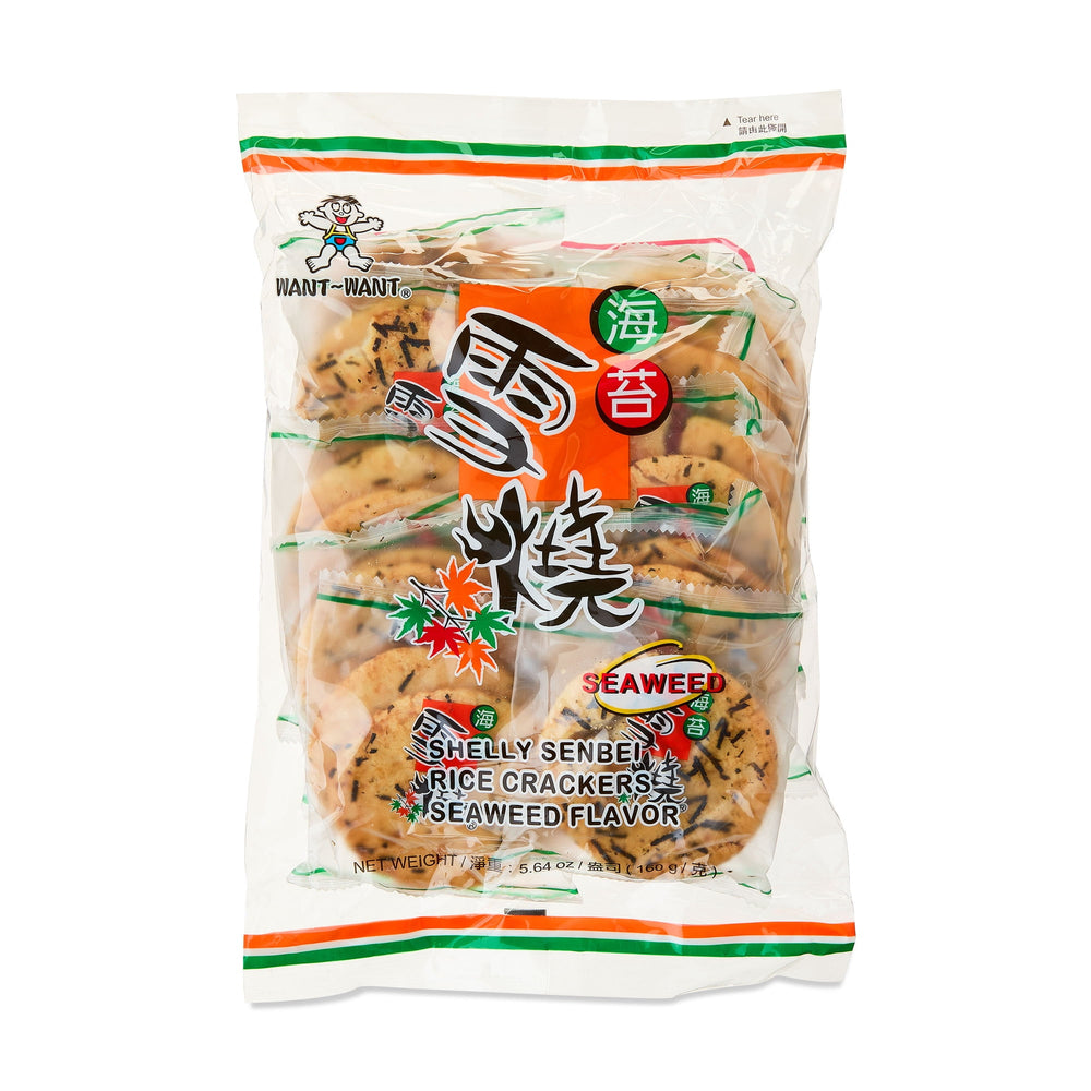Hi Shelly Senbei Seaweed · Galletas saladas · 160 g · bolsa