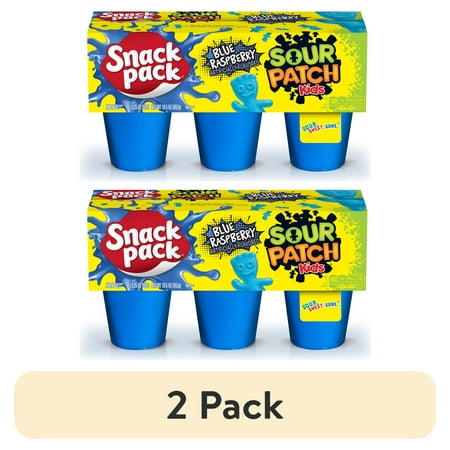 Pack SOUR PATCH KIDS BLUE RASPBERRY Juicy Gels Lunachbox · Caramelos · 2 pack de 92 g