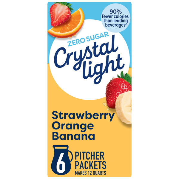 Crystal Light 6 Pitcher Packets Zero Sugar · Polvo para agua · 68 g · sobres