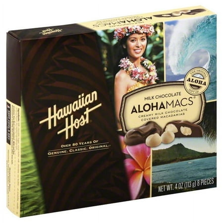 Hawaiian Host Alohamacs Milk Chocolate · Caramelos · 113 g