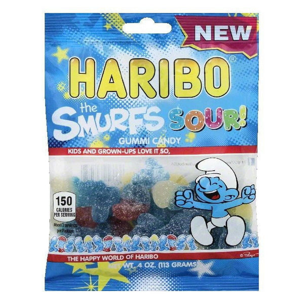 Haribo The Smurfs Sour! · Gomitas · 113 g