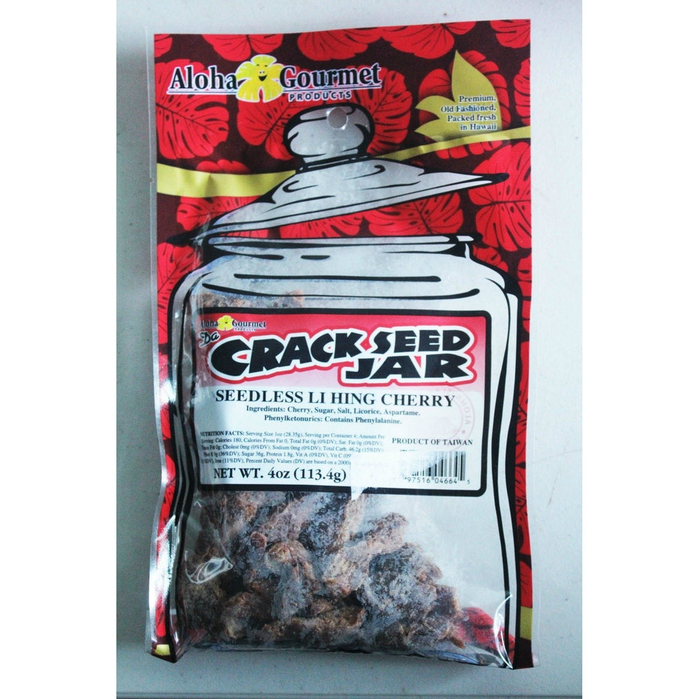 Aloha Gourmet Crack Seed · Surtido · 113 g · frasco