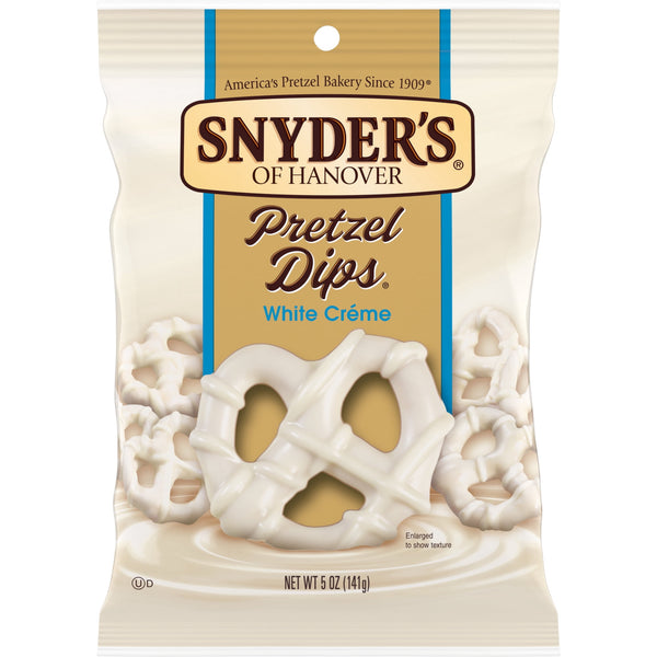Snyder's of Hanover White Chocolate Crème Pretzel Dips · Pretzels · 142 g · bolsa
