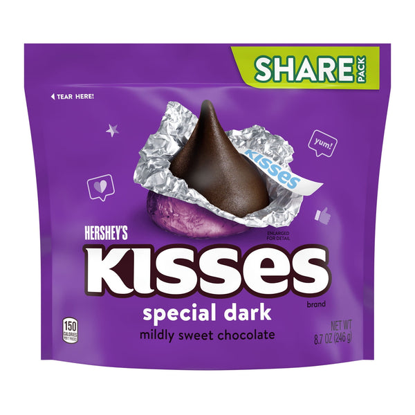 Hershey's Kisses Dark Mildly Sweet Chocolate Share · Caramelos · 247 g