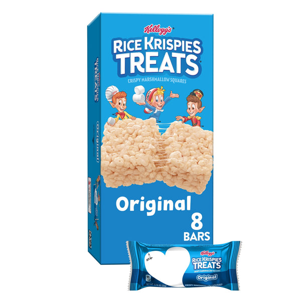 Rice Krispies Treats Original Marshmallow Squares · Malvaviscos · 8 pzas de 176 g
