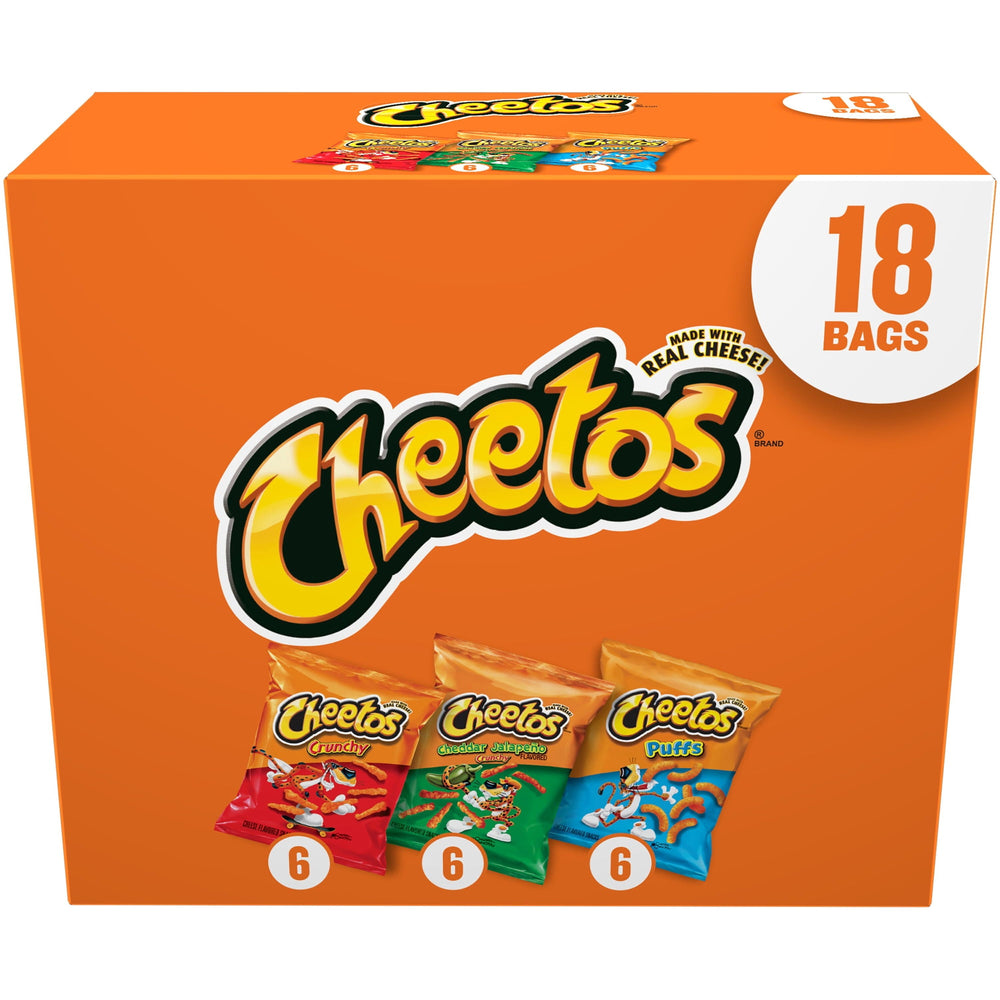 Cheetos Cheese Variety · Frituras · 18 pack