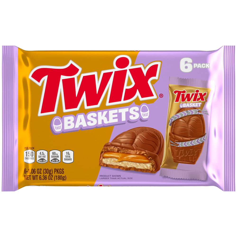 Twix Basket Chocolate Easter · Caramelos · 6 pzas