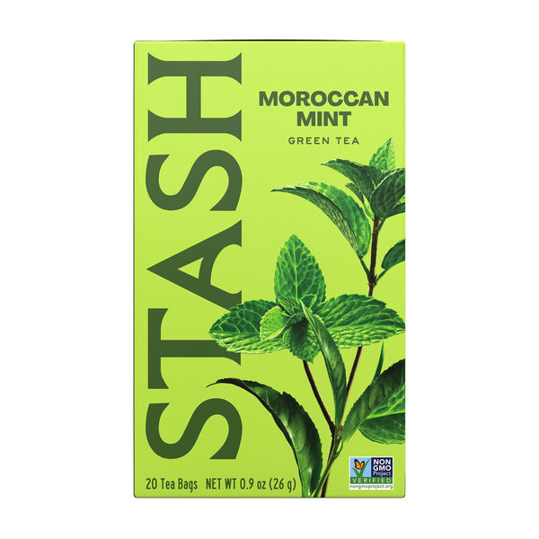 Stash Tea Moroccan Mint Green Tea · Chicles y mentas · 20 pzas