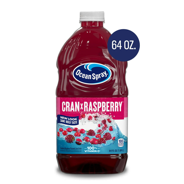 Ocean Spray Cran-Raspberry · Bebida de arándano rojo y frambuesa · 1893 ml