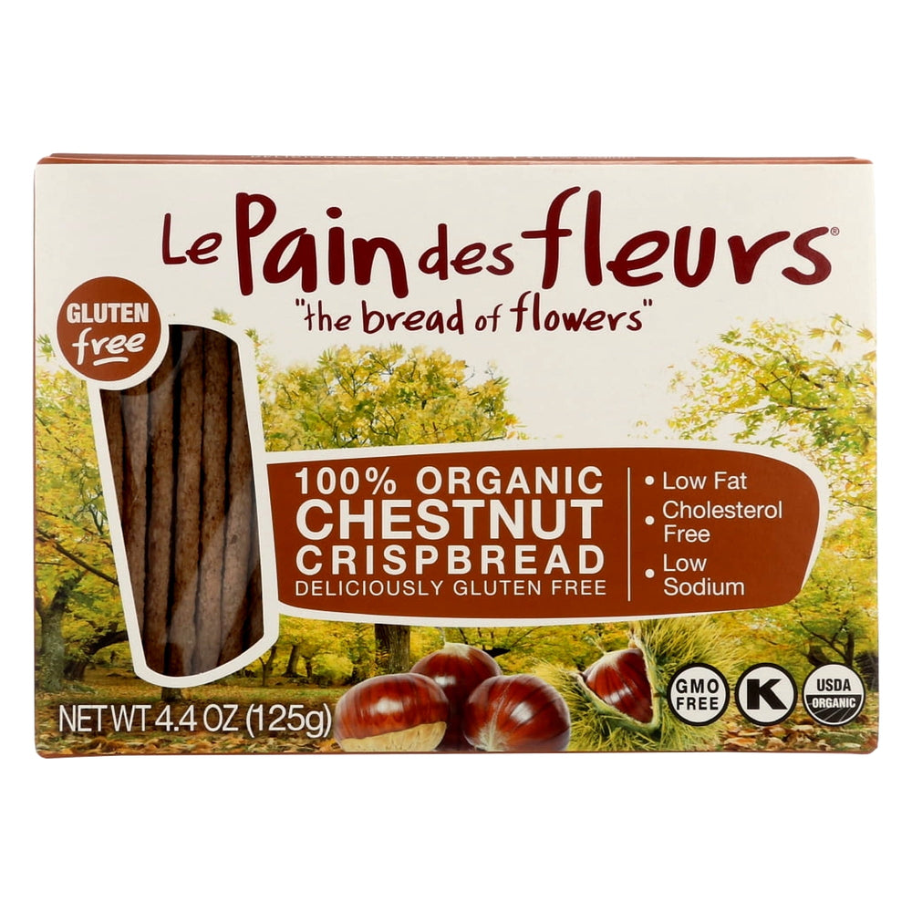 Le Pain Des Fleurs Organic Crisp Bread Chestnut · Galletas saladas · 125 g