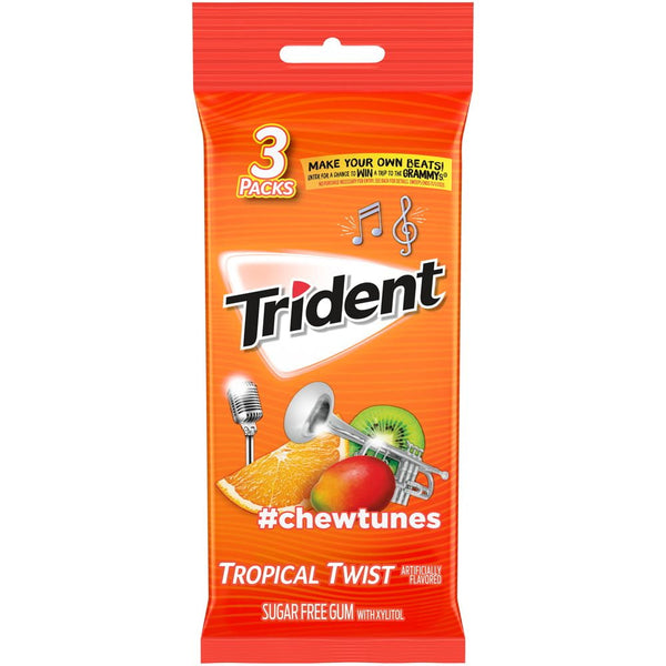 Trident Tropical Twist Sugar Free · Chicles y mentas