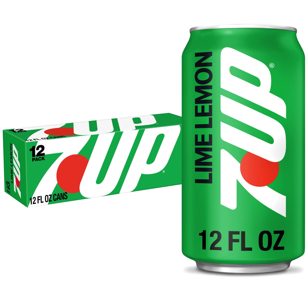 7UP Lime Lemon sin cafeína · Refresco · 12 latas de 355 ml