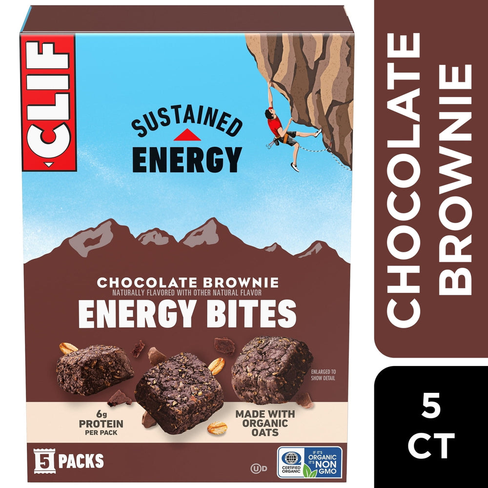 CLIF BAR Energy Bites Chocolate Brownie · Barra · 5 pack de 6 g
