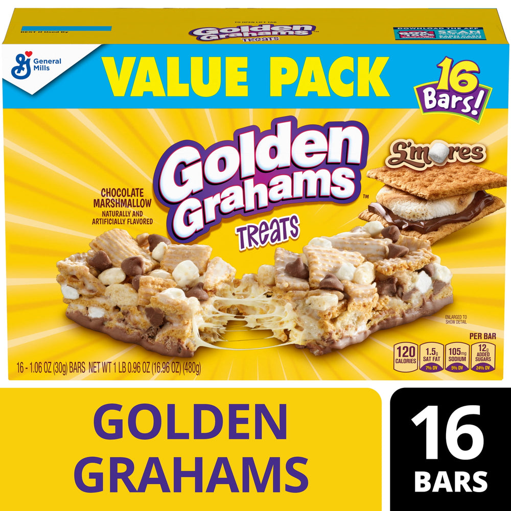 Golden Grahams Treat S'mores · Cereal · 16 pzas · 481 g