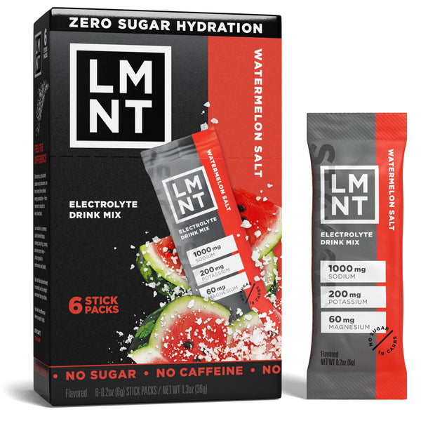 LMNT - Watermelon Zero Sugar · Polvo para agua · 6 pzas