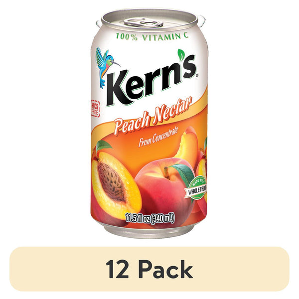 Kern’s Peach Nectar Juice · Bebida · 12 pack de 340 ml