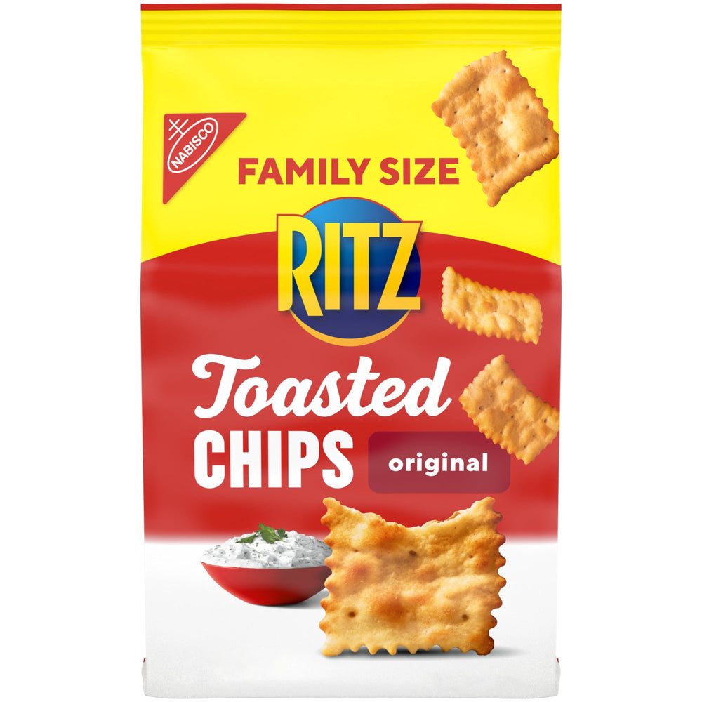 RITZ Toasted Original Party · Galletas saladas · 323 g · tamaño familiar