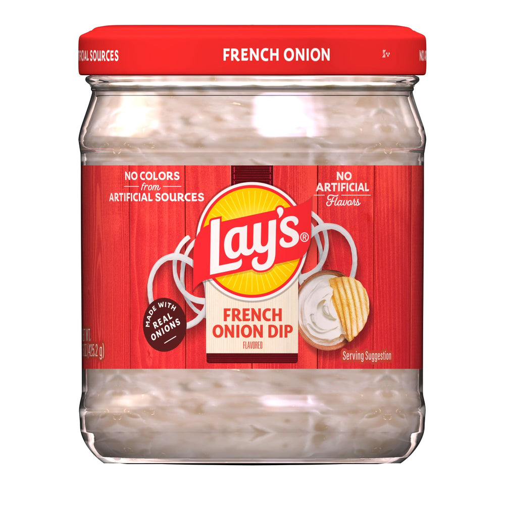 Lay's Dip French Onion · Papas · 425 g · frasco