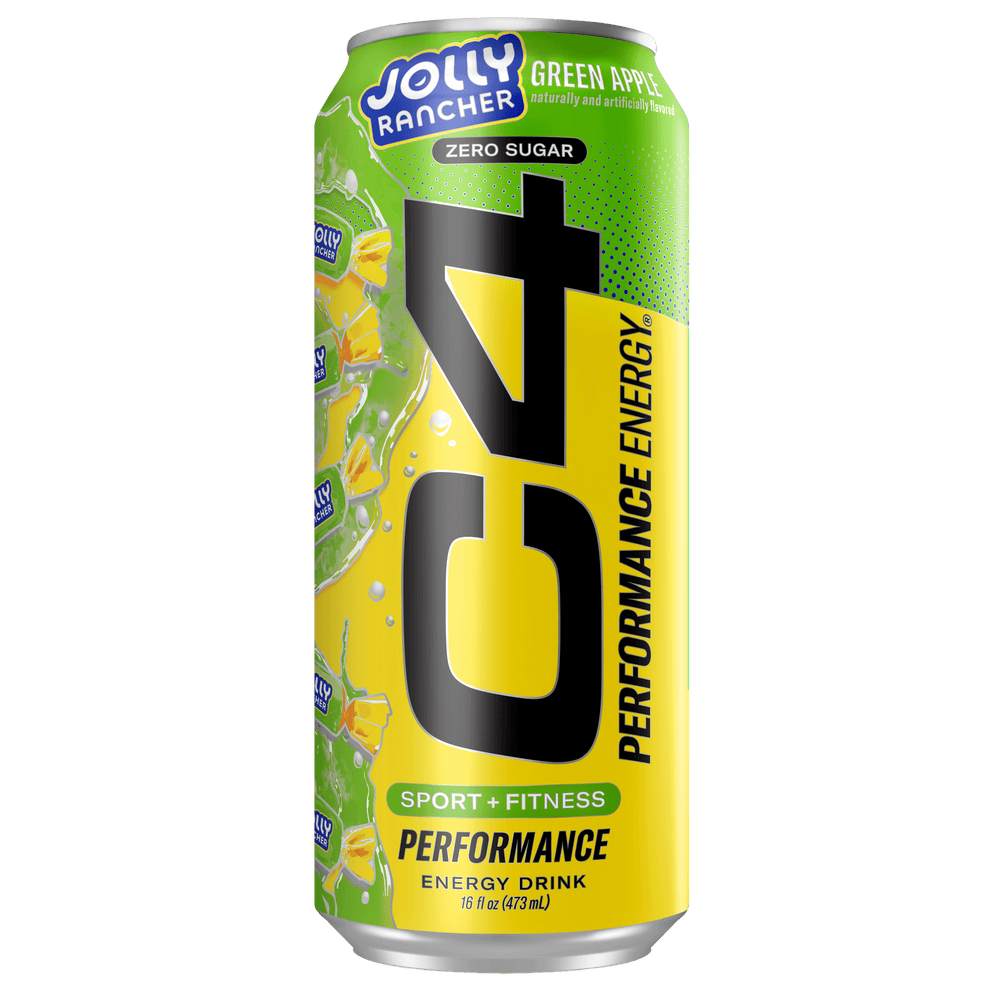 C4 Performance Jolly Rancher Green Apple · Caramelos · 473 ml · lata