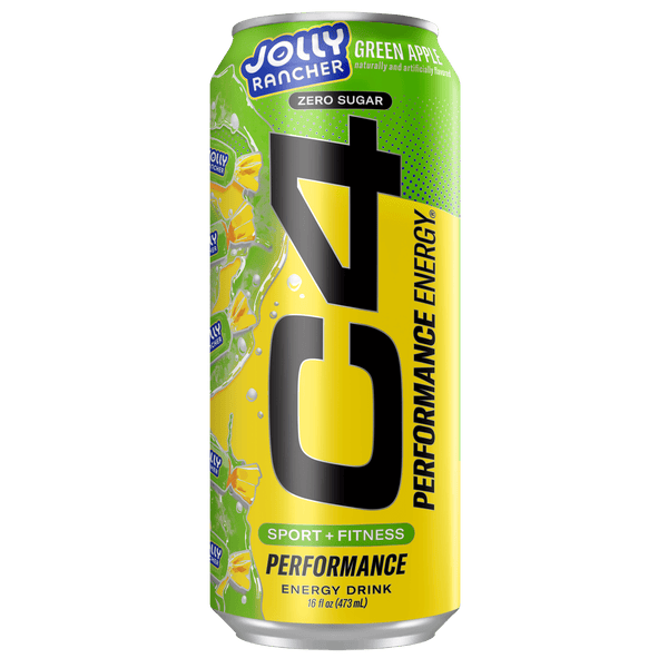 C4 Performance Jolly Rancher Green Apple · Caramelos · 473 ml · lata