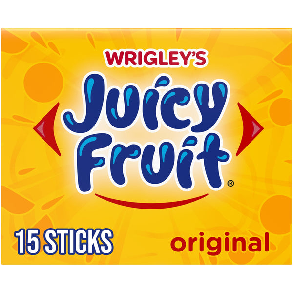 Juicy Fruit Original Single · Chicles y mentas · 15 pzas