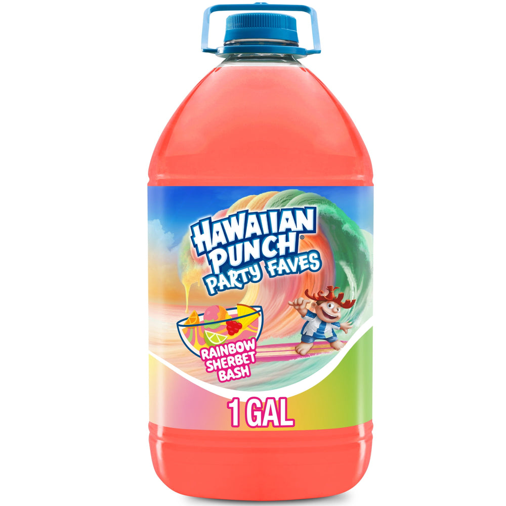 Hawaiian Punch Rainbow Sherbert Bash Juice 1 Gal · Bebida · botella