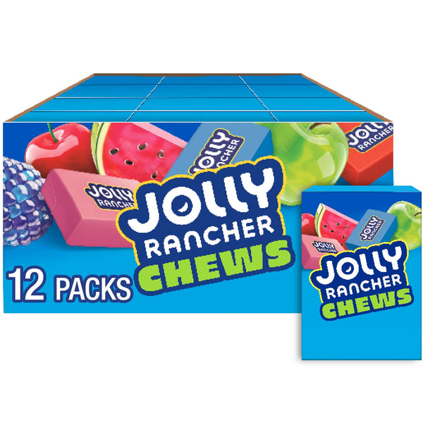Jolly Rancher Chews ed · Caramelos · 12 pzas de 58 g
