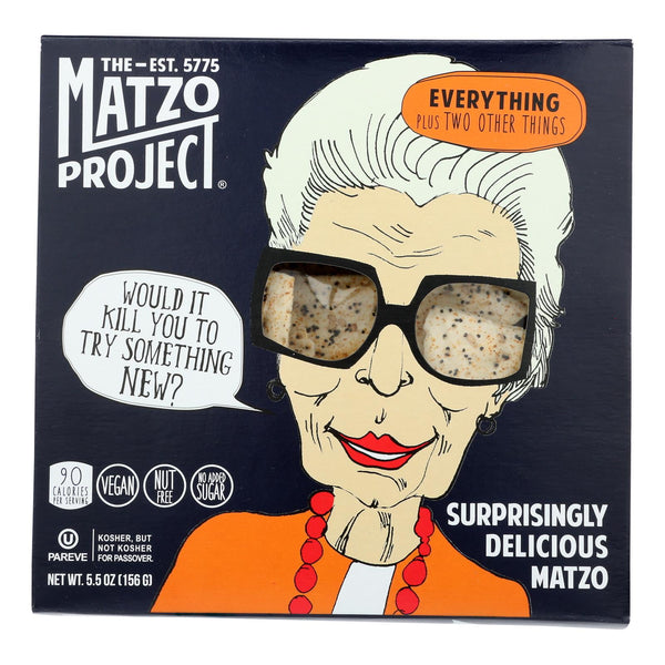 The Matzo Project Everything Matzo Flats Kosher · Galletas saladas · 156 g