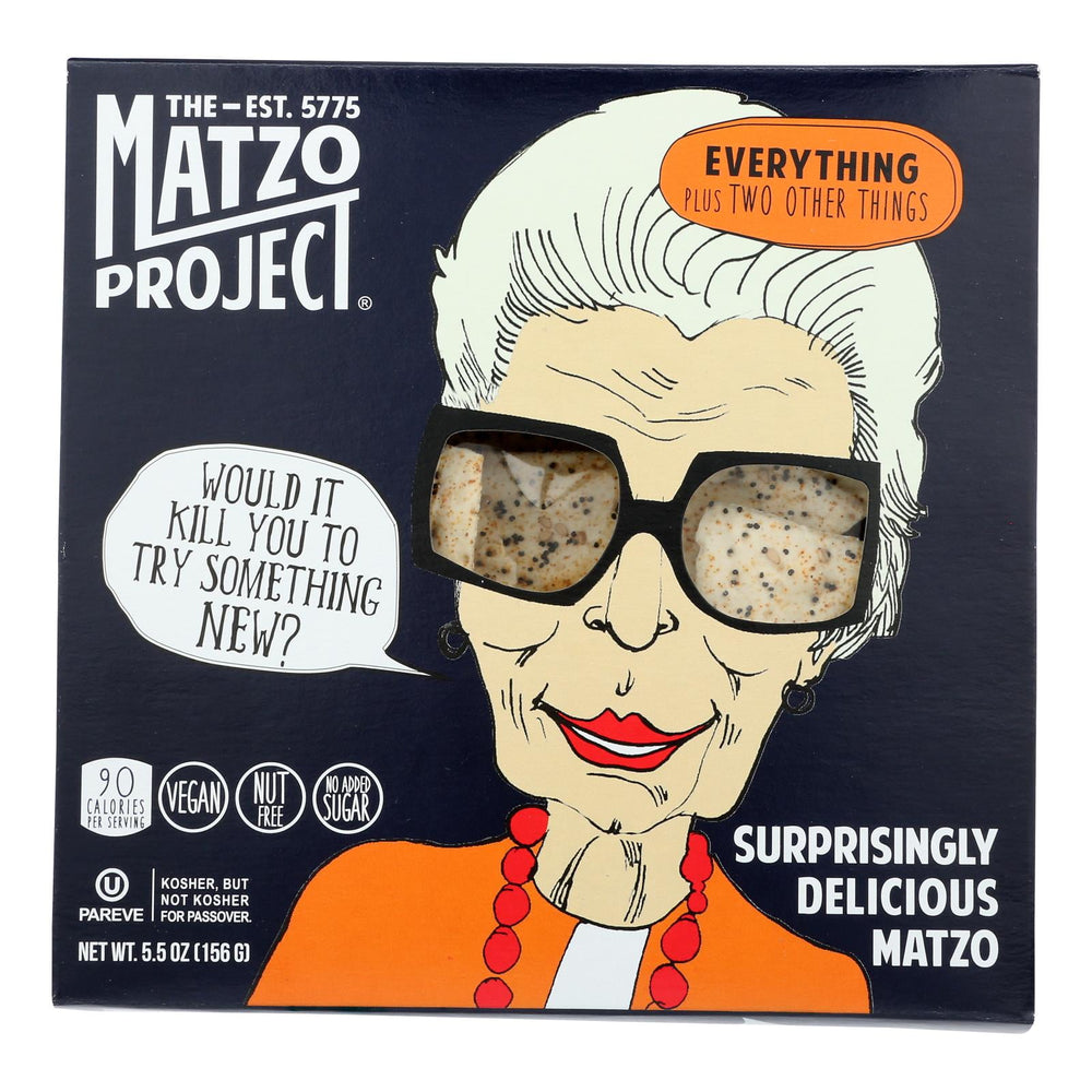 The Matzo Project Everything Matzo Flats Kosher · Galletas saladas · 156 g