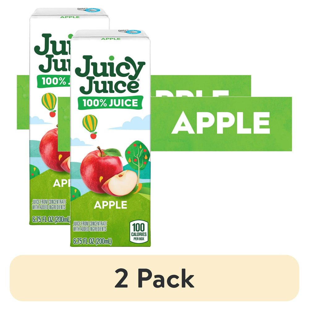 Juicy Juice 100% Juice Apple Juice · Bebida · 2 pack de 200 ml