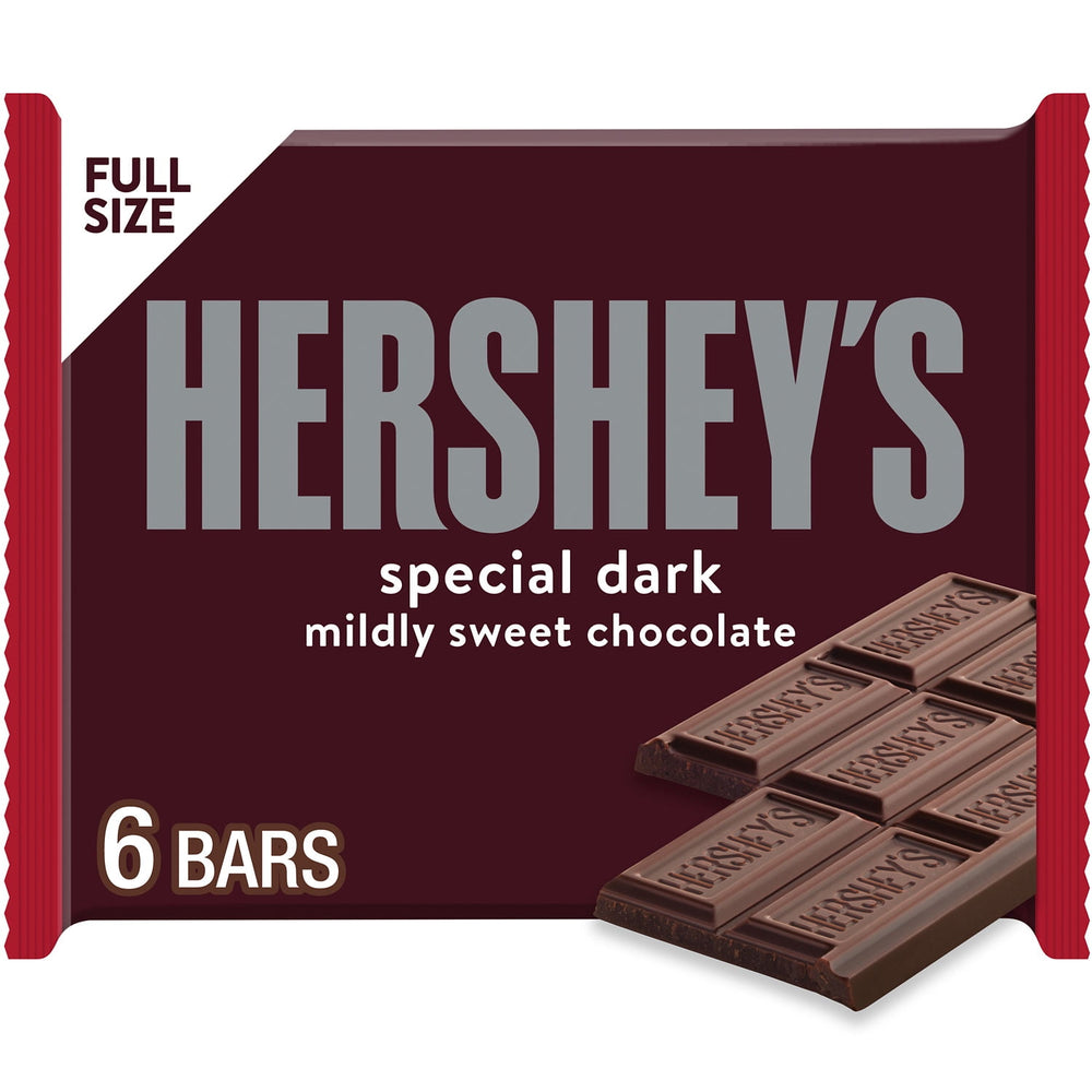 Hershey's Special Dark Mildly Sweet Chocolate · Caramelos · 6 pzas de 41 g