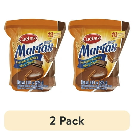 Cuétara Marías Con Cajeta With Chocolate Cover · Galletas · 2 pack de 228 g