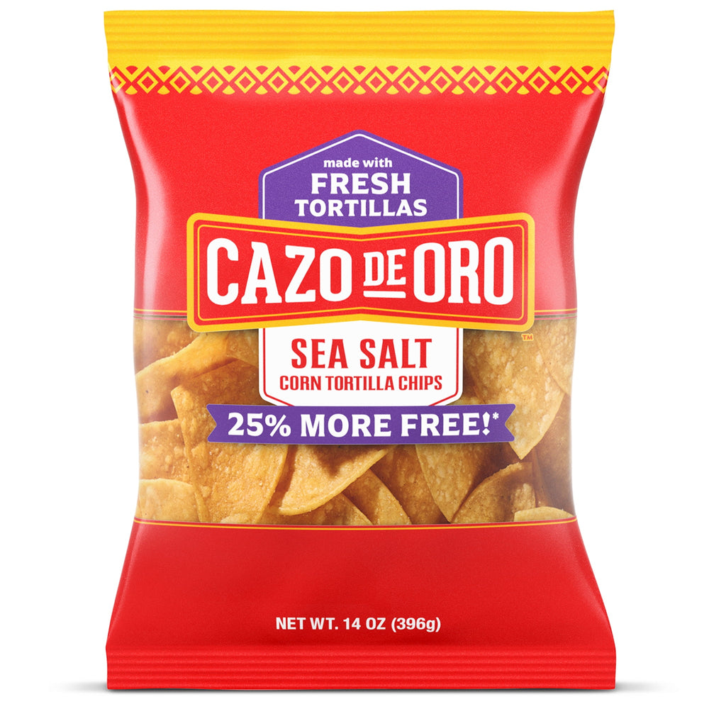 Cazo de Oro Sea Salt Corn · Totopos · 397 g · bolsa