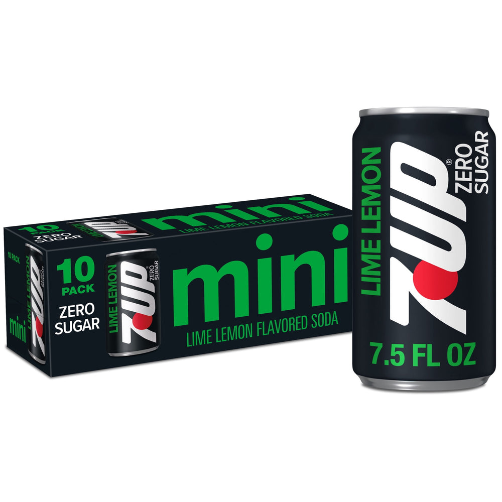 7UP Lime Lemon Caffeine Free Zero Sugar · Refresco · 10 latas de 222 ml