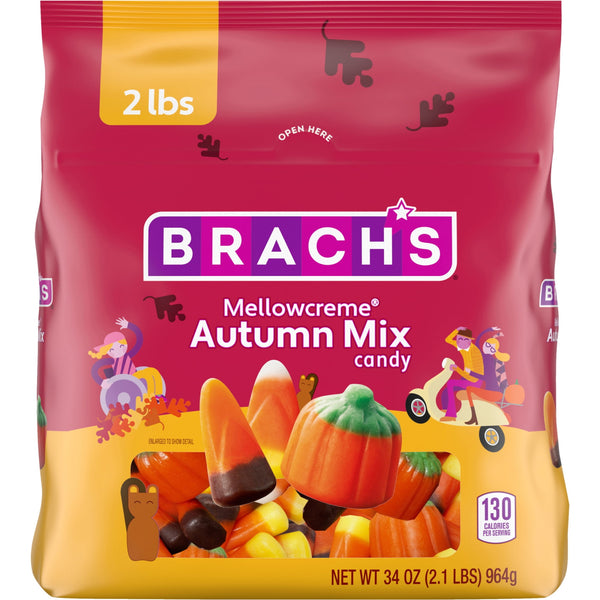 Brach's Mellowcreme Autumn Mix Halloween · Caramelos · 964 g · bolsa
