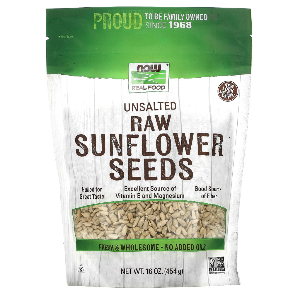 NOW Sunflower Seeds Raw & Unsalted · Nueces