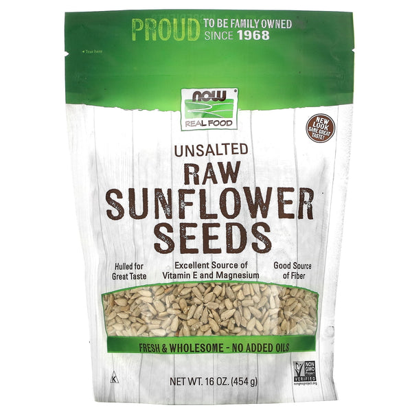 NOW Sunflower Seeds Raw & Unsalted · Nueces