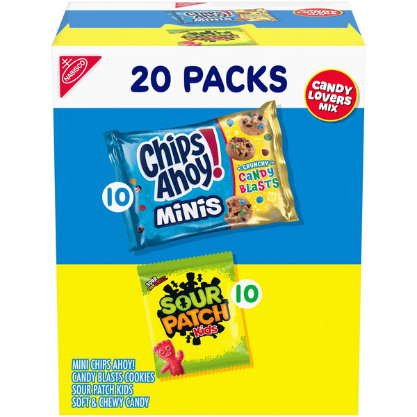 AHOY! Minis Blasts and SOUR PATCH KIDS Variety · Galletas · 20 pzas